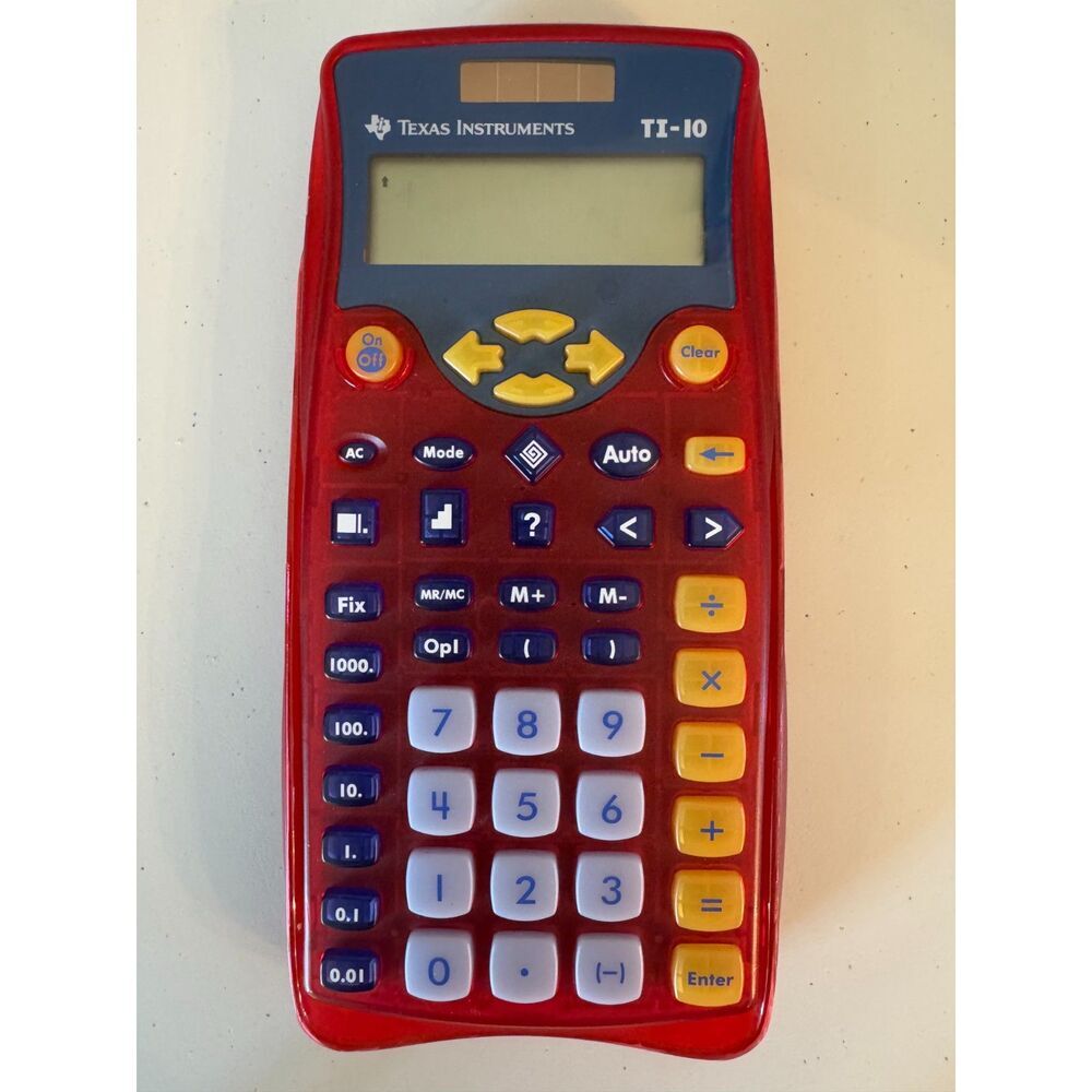 Texas Instruments TI-10 Elementary Calculator